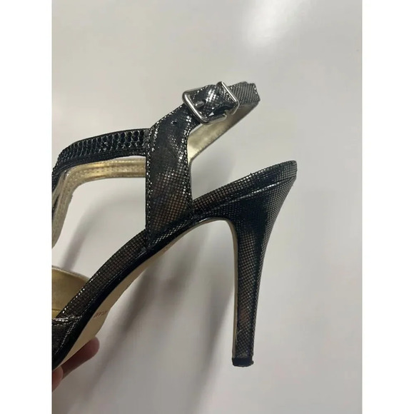 Antonio Melani MICHELA281 Heel Womens Size 7.5M Wicked Open Toe Comfort Buckle - Picture 6 of 9